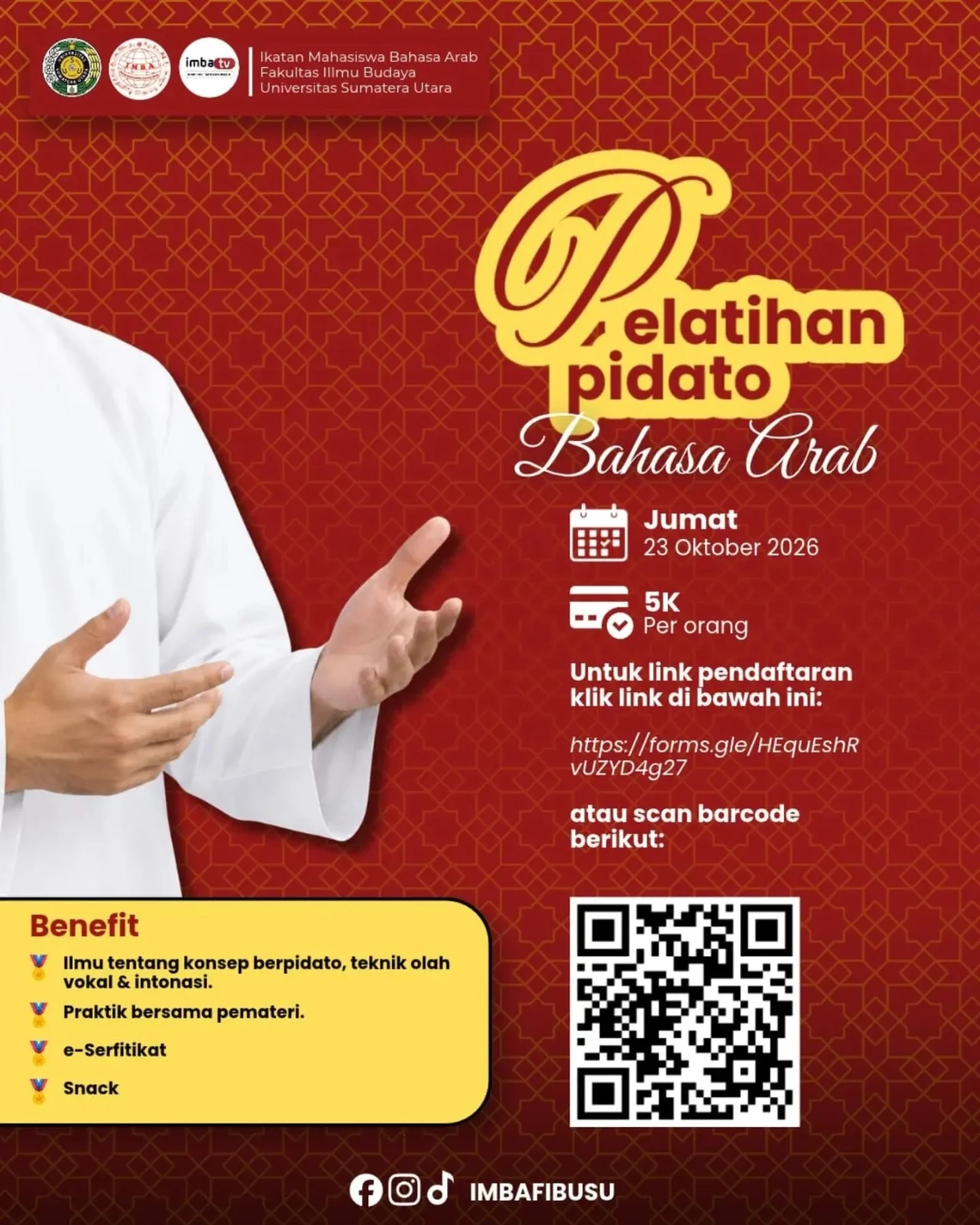 Pelatihan Pidato Bahasa Arab